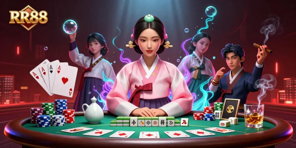 Engage in top gambling excitement at RR88 with poker chips and thrilling casino games.